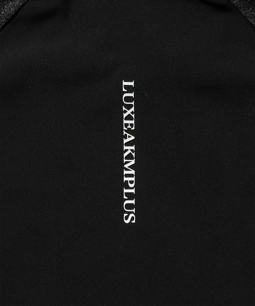 LUXEAKMPLUS(リュクスエイケイエムプラス)の「LUXEAKMPLUS(リュクスエイケイエムプラス)ゴルフ 配色ハーフジップ半袖ポロシャツ(ポロシャツ・メンズ・ホワイト/ブラック・S/M/L/XL/XXL)」の6枚目の写真