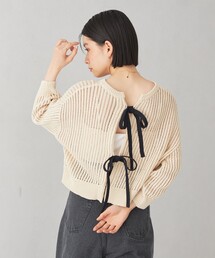 EMMEL REFINES | ＜EMMEL REFINES＞EM 2WAY  リボン ドロップショルダー ニット(ニット/セーター)