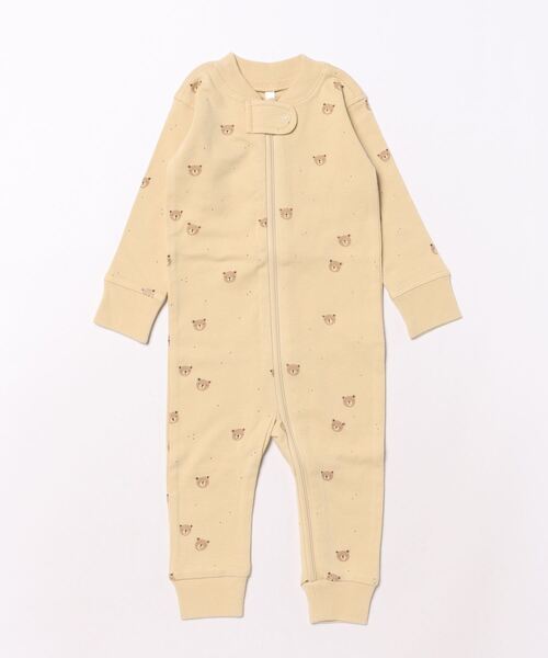 【セール】【Bs】【it】【Quincy Mae】ZIP LONGSLEEVE SLEEPER || BEARS（その他ベビー用品）｜Quincy Mae（クインシーメイ）