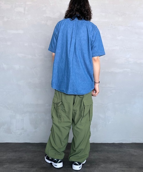 GYMPHLEX/ジムフレックス] ボタンダウン ショートスリーブシャツ