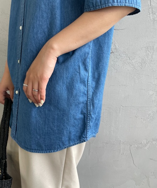 GYMPHLEX/ジムフレックス] ボタンダウン ショートスリーブシャツ