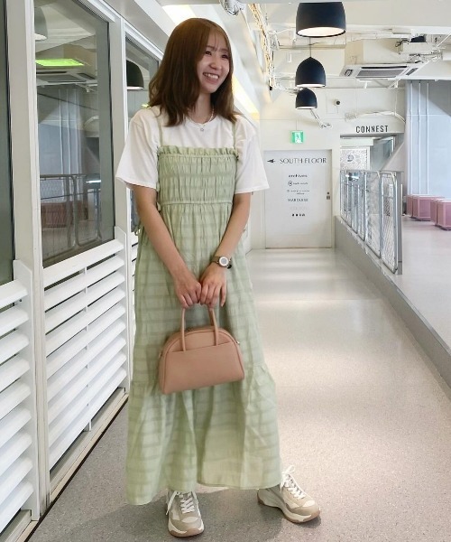 flower(フラワー)の「サイドリボンワンピース(ワンピース・レディース・アイボリー/ミント/ブルー/ライトブルー・FREE)」の19枚目の写真