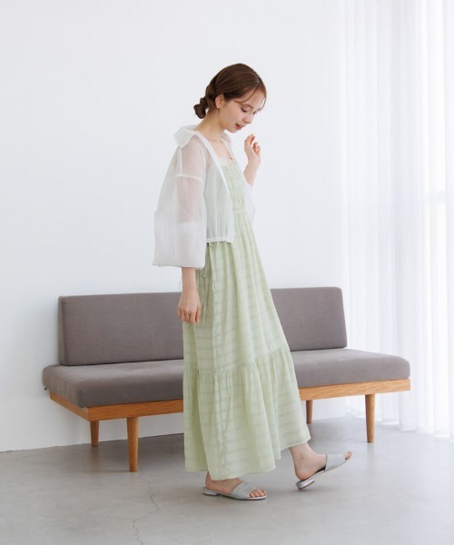 セール】サイドリボンワンピース（ワンピース）｜flower