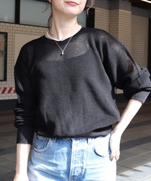 EMMA　ROUGE VIF | 【一部店舗限定】シアー前後2WAYカーディガン(カーディガン/ボレロ)