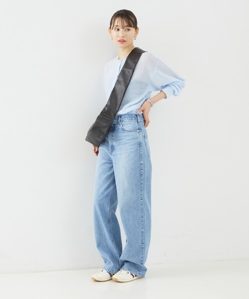 EMMA ROUGE VIF(エマルージュヴィフ)の「【一部店舗限定】シアー前後2WAYカーディガン(カーディガン/ボレロ・レディース・ブラック/サックスブルー/ライトグレー・フリー)」の9枚目の写真