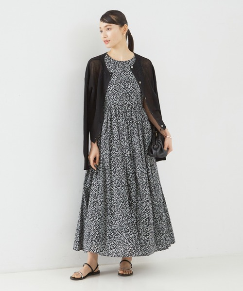 EMMA ROUGE VIF(エマルージュヴィフ)の「【一部店舗限定】シアー前後2WAYカーディガン(カーディガン/ボレロ・レディース・ブラック/サックスブルー/ライトグレー・フリー)」の12枚目の写真