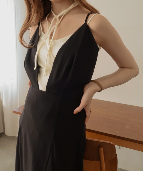 mideal（マイディール）の「back logo 2way camisole / バックロゴ２wayキャミソール（キャミソール・レディース・オフホワイト・FREE）」の8枚目の写真