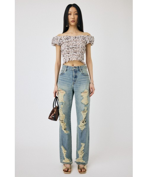 MOUSSY（マウジー）の「GATHER FLOWER ブラウス（シャツ