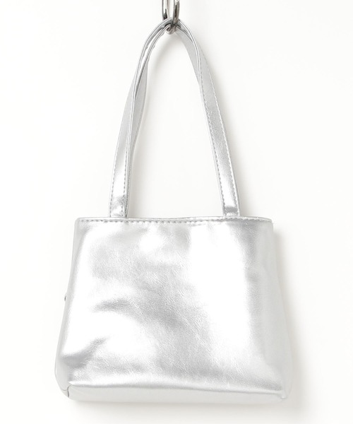 WEGO（ウィゴー）の「WEGO/リボンミニバッグ（ハンドバッグ・レディース・シルバー・FREE）」の12枚目の写真