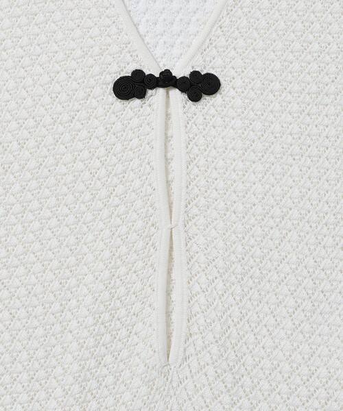 Firsthand(ファーストハンド)の「The Garment/ザ ガーメント Tanzania Short Dress / コットンニットショートドレス(チュニック・レディース・オフホワイト・8)」の4枚目の写真