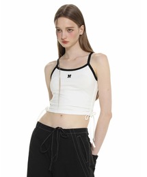 Moromoro2 | ポイントロゴパイピングキャミソール BX0111【Moromoro2】(タンクトップ)