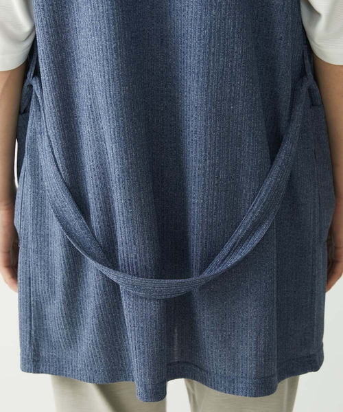 MK MICHEL KLEIN HOMME (エムケーミッシェルクランオム)の「ベスト / ドライメランジテレコ(カーディガン/ボレロ・メンズ・ブラック/ブルー/グレー・48/46)」の12枚目の写真