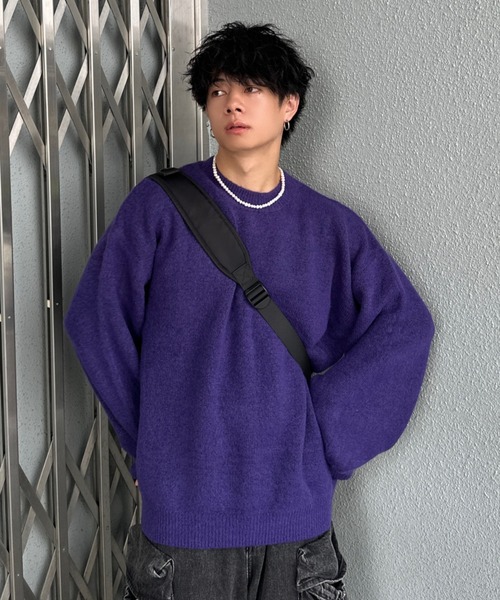 ADAMASTE/アダマスト　ソフトタッチオーバーサイズクルーネックニット ADAMASTE（アダマスト）の「【2023AW】ソフトタッチオーバー
