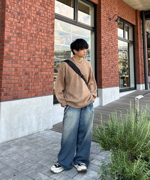 ADAMASTE/アダマスト　ソフトタッチオーバーサイズクルーネックニット ADAMASTE（アダマスト）の「【2023AW】ソフトタッチオーバー