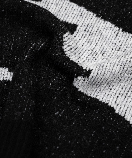 ADAMASTE（アダマスト）の「soft touch over size crew neck knit - ソフトタッチオーバーサイズクルーネックニット（ニット/セーター・メンズ・ホワイト/レッド/ブルー/ブラック系その他/ベージュ/パープル/ブラック/エメラルド・MEDIUM/LARGE）」の13枚目の写真