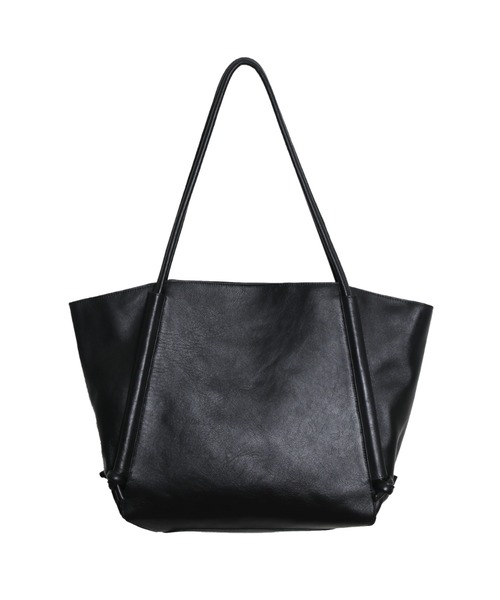 YArKA（ヤーカ）の「【YArKA/ヤーカ】real leather cord adjustment 2way tote bag [rocd3]/ リアルレザーコード調整トートバッグ（トートバッグ・レディース・ブラック・FREE）」の5枚目の写真