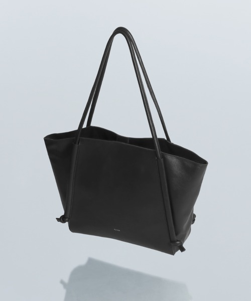 YArKA（ヤーカ）の「【YArKA/ヤーカ】real leather cord adjustment 2way tote bag [rocd3]/ リアルレザーコード調整トートバッグ（トートバッグ・レディース・ブラック・FREE）」の12枚目の写真
