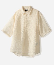 HARE | シアーシャギージャガードシャツ(HARE)(シャツ/ブラウス)