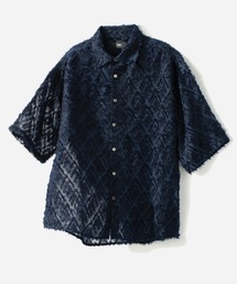 HARE | シアーシャギージャガードシャツ(HARE)(シャツ/ブラウス)