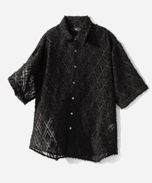 HARE | シアーシャギージャガードシャツ(HARE)(シャツ/ブラウス)