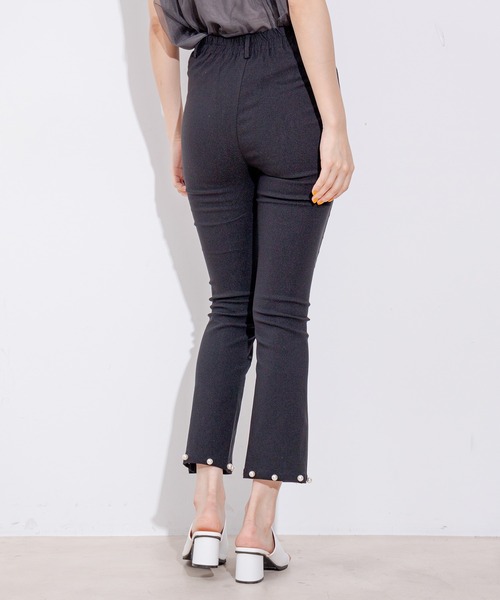 Jayro(ジャイロ)の「裾パールストレッチパンツ(その他パンツ・レディース・ブラック/サックスブルー/ブルー・M)」の8枚目の写真