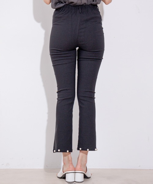 Jayro(ジャイロ)の「裾パールストレッチパンツ(その他パンツ・レディース・ブラック/サックスブルー/ブルー・M)」の20枚目の写真