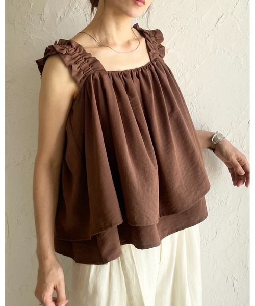 She's Closet（シーズクローゼット）の「ノースリーブショート丈