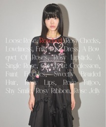 L.H.P | NOFFICIALNOFFICE/ノーフィシャルノフィス/ROSE LACE FRILL CARDIGAN BLACK(カーディガン/ボレロ)