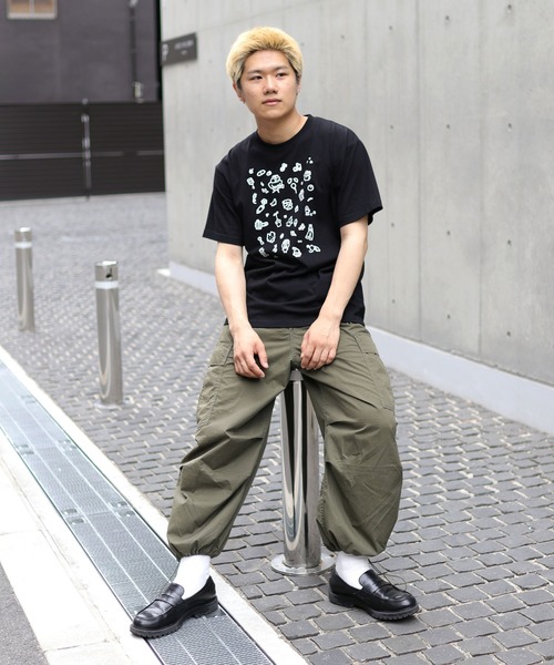 UNIT CHEST(ユニットチェスト)の「【UNIT CHEST】unique unisex T-shirt おちゃのPOP by おちゃ(Tシャツ/カットソー・メンズ・ホワイト×ブラック/ブラック/ホワイト系その他・S/L/M)」の15枚目の写真