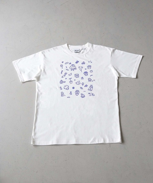 UNIT CHEST(ユニットチェスト)の「【UNIT CHEST】unique unisex T-shirt おちゃのPOP by おちゃ(Tシャツ/カットソー・メンズ・ホワイト×ブラック/ブラック/ホワイト系その他・S/L/M)」の18枚目の写真