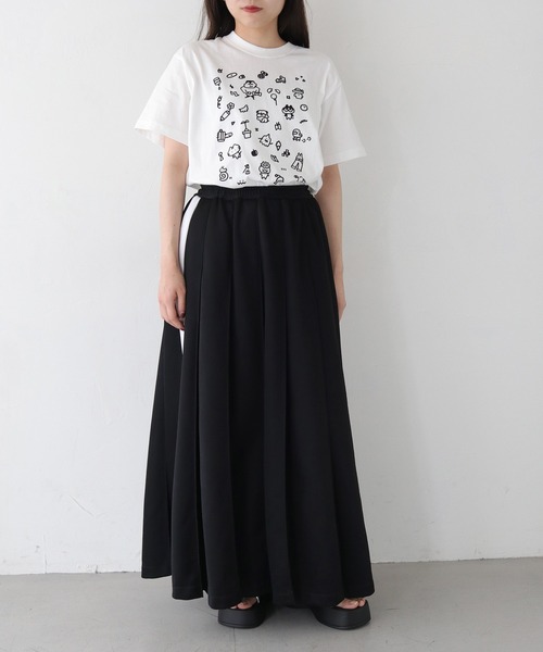 UNIT CHEST(ユニットチェスト)の「【UNIT CHEST】unique unisex T-shirt おちゃのPOP by おちゃ(Tシャツ/カットソー・メンズ・ホワイト×ブラック/ブラック/ホワイト系その他・S/L/M)」の8枚目の写真
