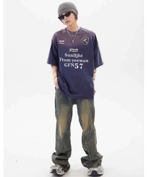 A'GEM/9 × .kom 『ARULE/アルール』57ライン半袖カットソー（Tシャツ/カットソー）｜ARULE（アリュール）