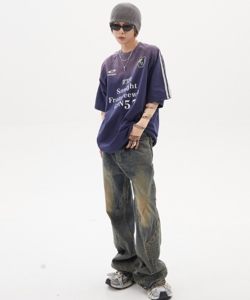 A'GEM/9 × .kom 『ARULE/アルール』57ライン半袖カットソー（Tシャツ/カットソー）｜ARULE（アリュール）