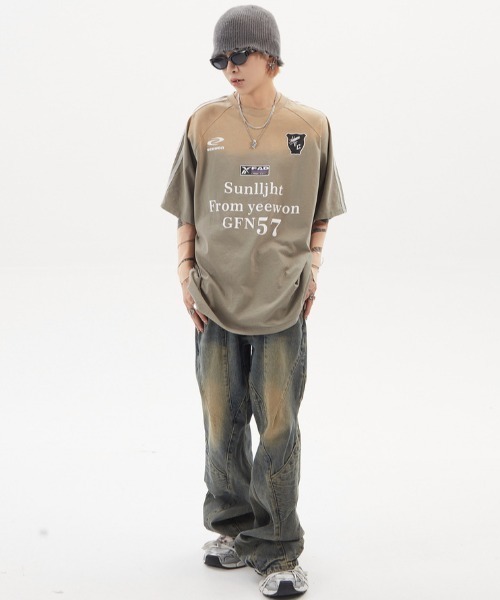 A'GEM/9 × .kom 『ARULE/アルール』57ライン半袖カットソー（Tシャツ/カットソー）｜ARULE（アリュール）