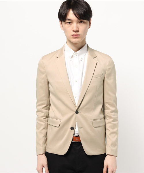 SHIPS JET BLUE（シップスジェットブルー）の「SHIPS JET BLUE(シップス ジェットブルー): W-FACE 2B テーラードジャケット（テーラードジャケット・メンズ・ブラック/ネイビー/ブルー/ベージュ/コバルトブルー・MEDIUM/LARGE/SMALL）」の2枚目の写真