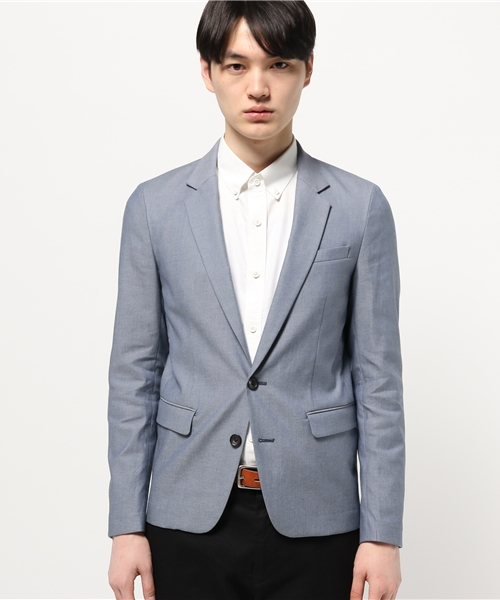 SHIPS JET BLUE（シップスジェットブルー）の「SHIPS JET BLUE(シップス ジェットブルー): W-FACE 2B テーラードジャケット（テーラードジャケット・メンズ・ブラック/ネイビー/ブルー/ベージュ/コバルトブルー・MEDIUM/LARGE/SMALL）」の4枚目の写真