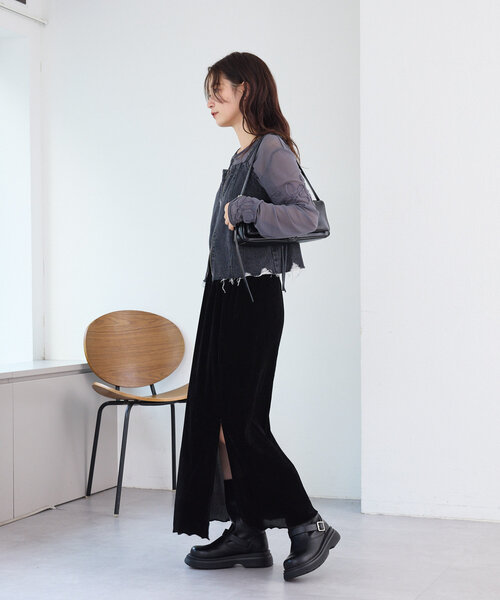 kastane セットアップ対応　B コーデュロイビスチェ セットアップ対応】B コーデュロイビスチェ（ベスト）｜Kastane