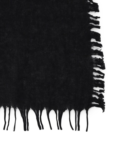 DRESSTERIOR（ドレステリア）の「ASAUCE MELER（アソースメレ）ファインラムエアリーソリッドストール（ストール/ショール・レディース・ブラック/グレー/ブラウン系/ベージュ・00）」の9枚目の写真