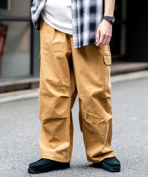 Ressaca(レサーカ)の「タックワイド2WAYミリタリーカーゴパンツ(カーゴパンツ・メンズ・ホワイト/ダークベージュ/カーキ/ブラック・XL/L/M)」の3枚目の写真