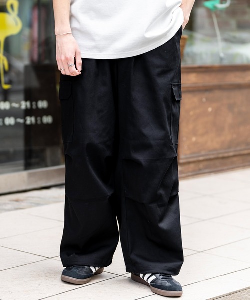 Ressaca(レサーカ)の「タックワイド2WAYミリタリーカーゴパンツ(カーゴパンツ・メンズ・ホワイト/ダークベージュ/カーキ/ブラック・XL/L/M)」の10枚目の写真