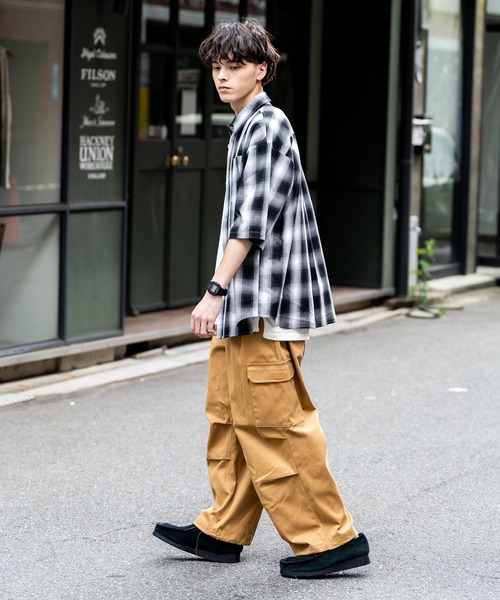 タックワイド2WAYミリタリーカーゴパンツ（カーゴパンツ