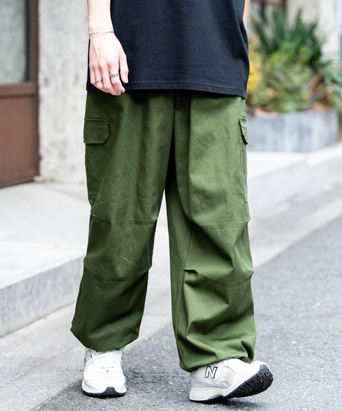 2WAYミリタリータックカーゴパンツ タックワイド2WAYミリタリーカーゴパンツ（カーゴパンツ