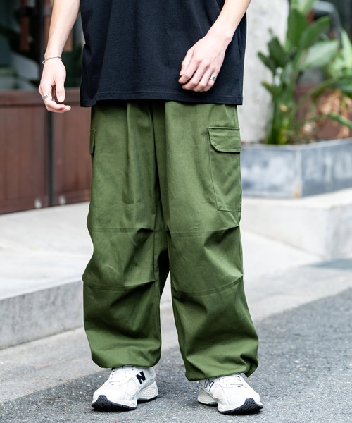 Ressaca(レサーカ)の「タックワイド2WAYミリタリーカーゴパンツ(カーゴパンツ・メンズ・ホワイト/ダークベージュ/カーキ/ブラック・XL/L/M)」の21枚目の写真