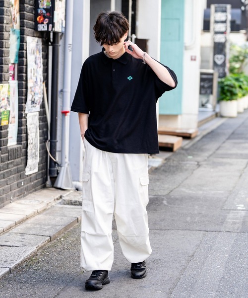Ressaca(レサーカ)の「タックワイド2WAYミリタリーカーゴパンツ(カーゴパンツ・メンズ・ホワイト/ダークベージュ/カーキ/ブラック・XL/L/M)」の7枚目の写真