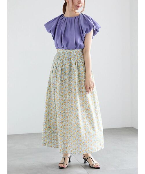 Te chichi(テチチ)の「バルーンフレンチスリーブブラウス(シャツ/ブラウス・レディース・オフホワイト/ブラック/ブルー・F)」の15枚目の写真