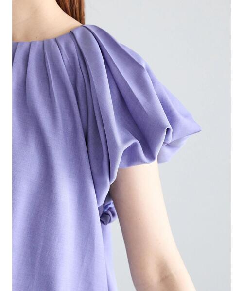 Te chichi(テチチ)の「バルーンフレンチスリーブブラウス(シャツ/ブラウス・レディース・オフホワイト/ブラック/ブルー・F)」の21枚目の写真