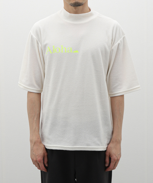 SALVAGE PUBLIC Kolepa(サルベージパブリックコレパ)の「SALVAGE PUBLIC KOLEPA Honu Tech Pile Mockneck S/S(Tシャツ/カットソー・メンズ・ホワイト・SMALL)」の3枚目の写真