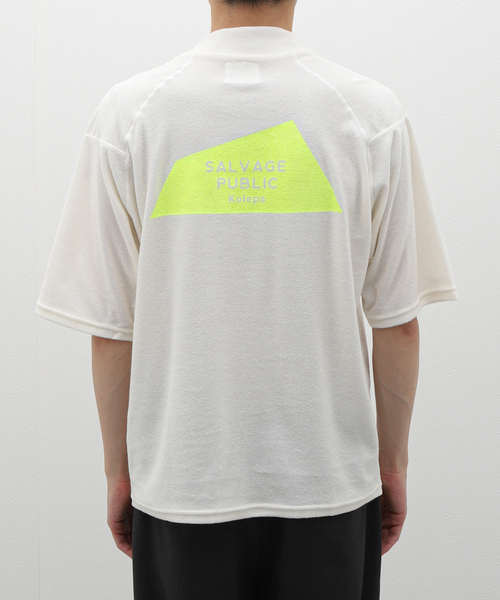SALVAGE PUBLIC Kolepa(サルベージパブリックコレパ)の「SALVAGE PUBLIC KOLEPA Honu Tech Pile Mockneck S/S(Tシャツ/カットソー・メンズ・ホワイト・SMALL)」の5枚目の写真