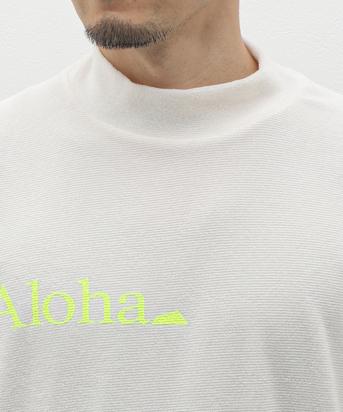 SALVAGE PUBLIC Kolepa(サルベージパブリックコレパ)の「SALVAGE PUBLIC KOLEPA Honu Tech Pile Mockneck S/S(Tシャツ/カットソー・メンズ・ホワイト・SMALL)」の6枚目の写真
