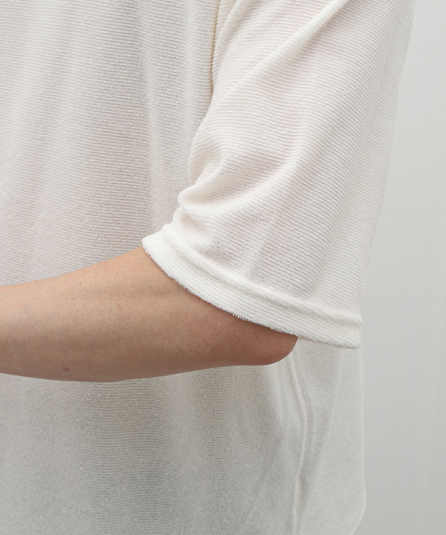 SALVAGE PUBLIC Kolepa(サルベージパブリックコレパ)の「SALVAGE PUBLIC KOLEPA Honu Tech Pile Mockneck S/S(Tシャツ/カットソー・メンズ・ホワイト・SMALL)」の9枚目の写真